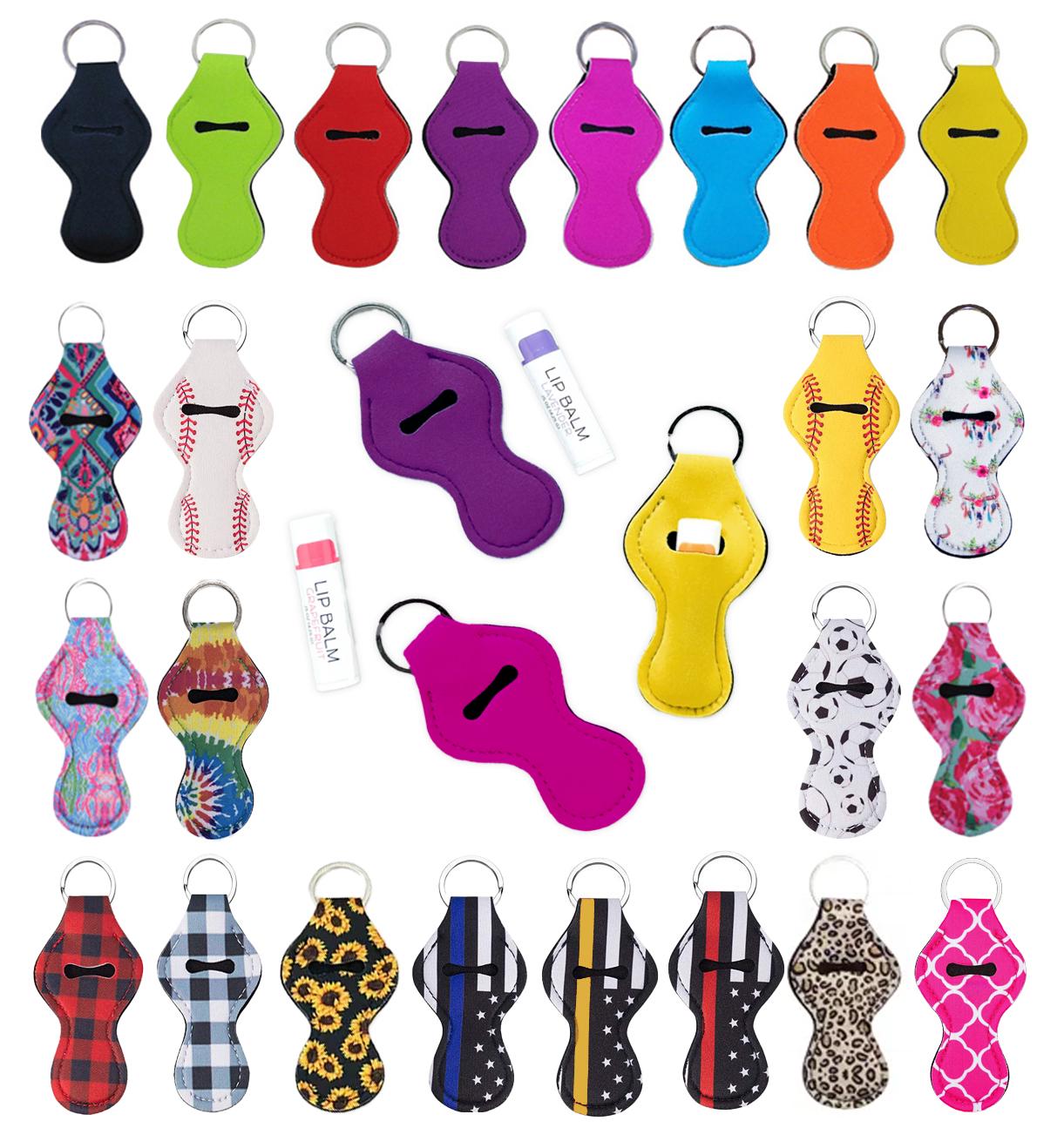 Chapstick Holder Keychain Neoprene