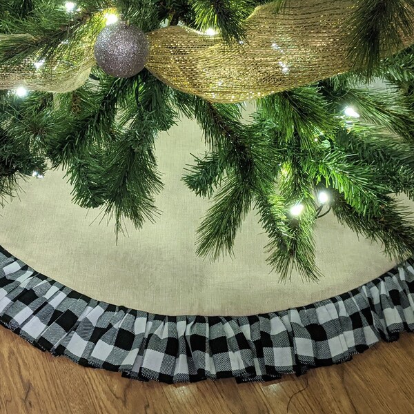 Buffalo Plaid Tree Skirt Etsy