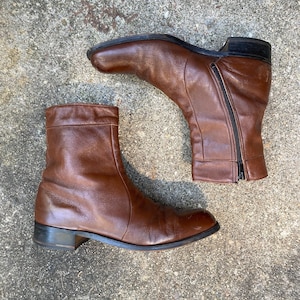 靴 1970s Unknown Side zip up Boots Size 8.5 il_300x300.6466569824_5ntr.jpg