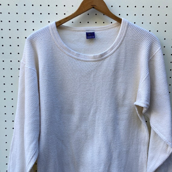 size M - 70s/80s long sleeved thermal tee by KMART - image 2