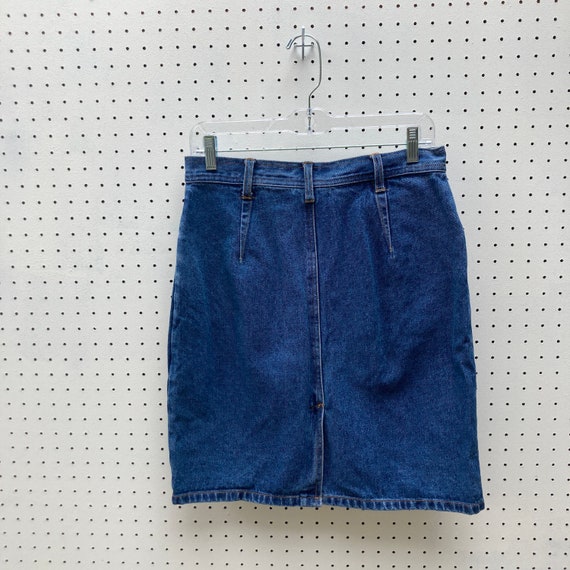 size 8 - 1990s high waisted jean skirt by BILL BL… - image 4