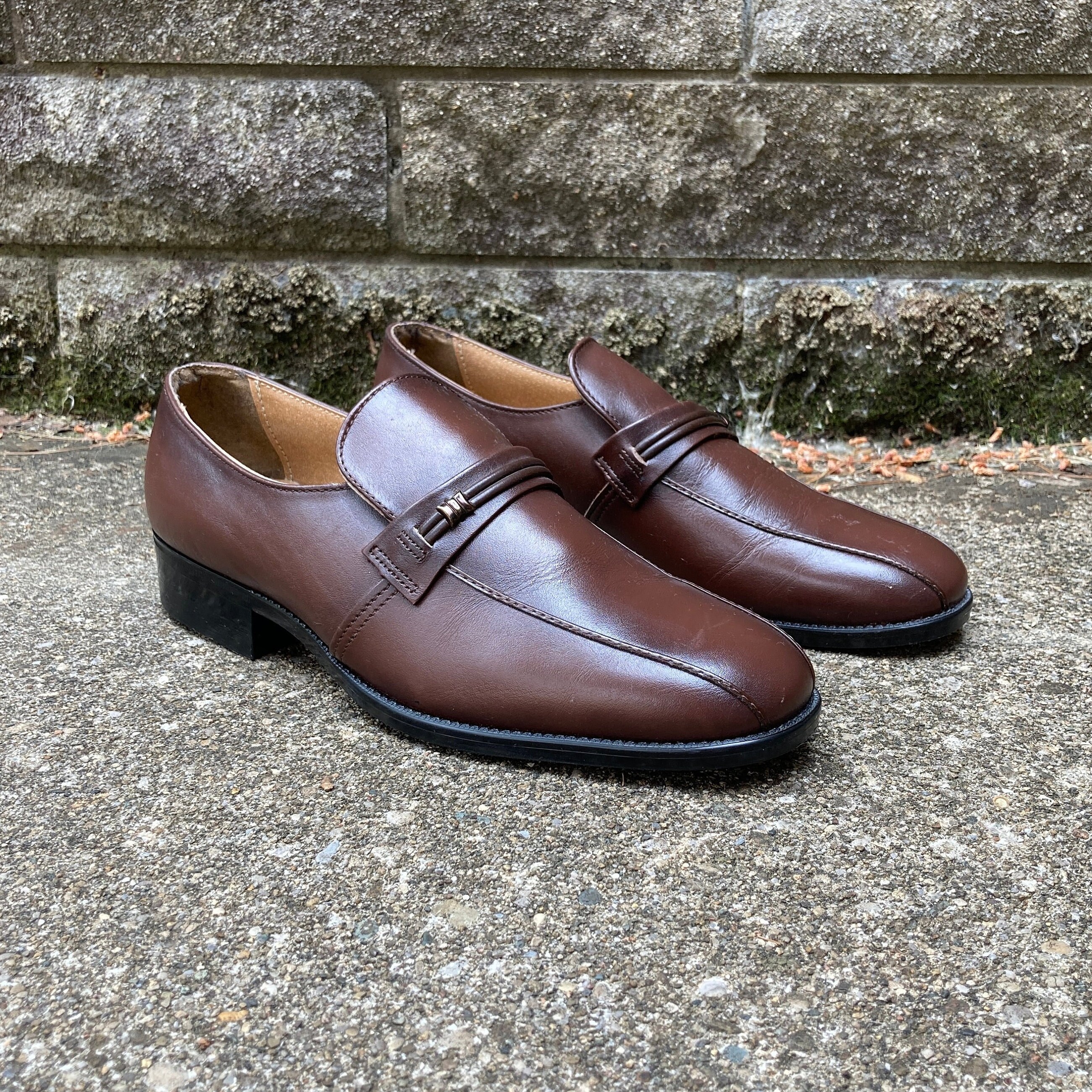 Vintage  Men\'s Perma Tech Loafers by Endicott Johnson circa \'70s - Size 9.5 D Endicott Johnson Shoe - Etsy main image 4