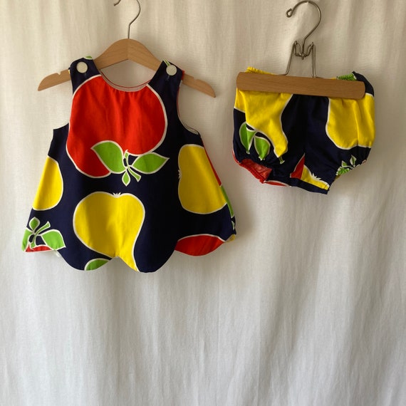 Late 60s/early 70s Toddler 2 Pc Ensemble by HOLIDAY SPORTSWEAR of MIAMI 