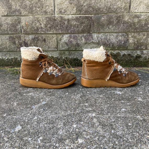 size 7 M - 60s/70s mens shearling boots by FASCIN… - image 5