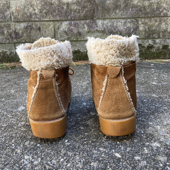 size 7 M - 60s/70s mens shearling boots by FASCIN… - image 6