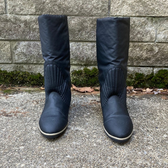 size 7 M - 1980s quilted winter boots by NATURALI… - image 2