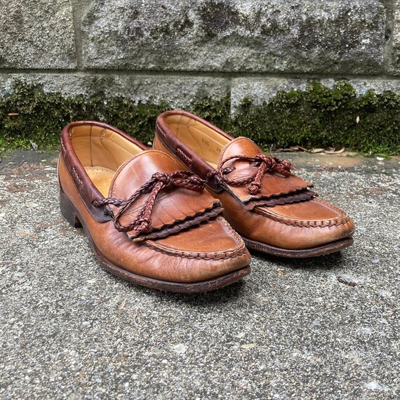 Allen Edmonds Men\'s Brown Tassel Kiltie Loafers Allen Edmonds Newport Men main image 4