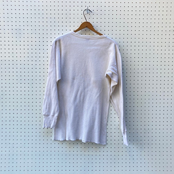 size M - 70s/80s long sleeved thermal tee by KMART - image 3