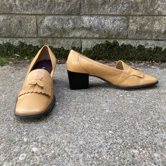 size 8.5 M - 1990s kilted tassel loafers by ETIEN… - image 2