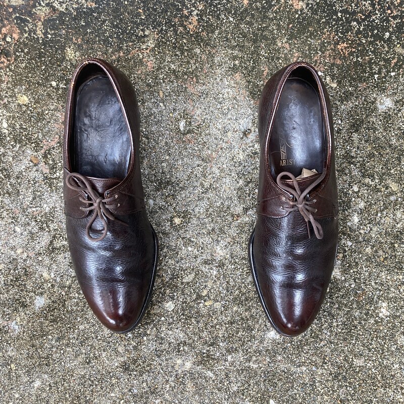 Mocassins JOHNSTON & MURPHY En Cuir - Pointure US 13 - Occasion En Excellent état - Style Oxford Wingtip