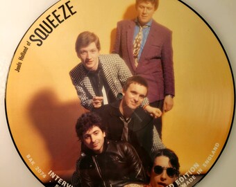 Rare Squeeze - Jools Holland Promotional Picture Disc Vinyl
