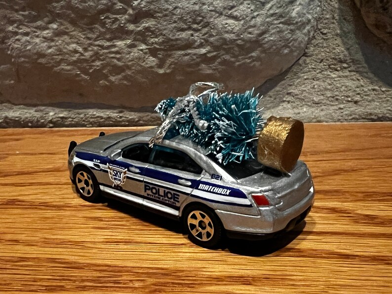 Custom Ford Police Interceptor Police Car Christmas Tree Etsy