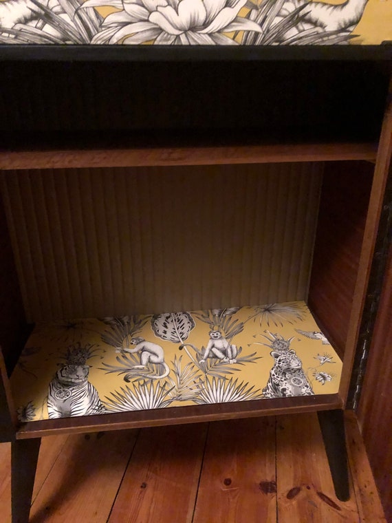 Cocktail Cabinet Mcm Upcycled Etsy