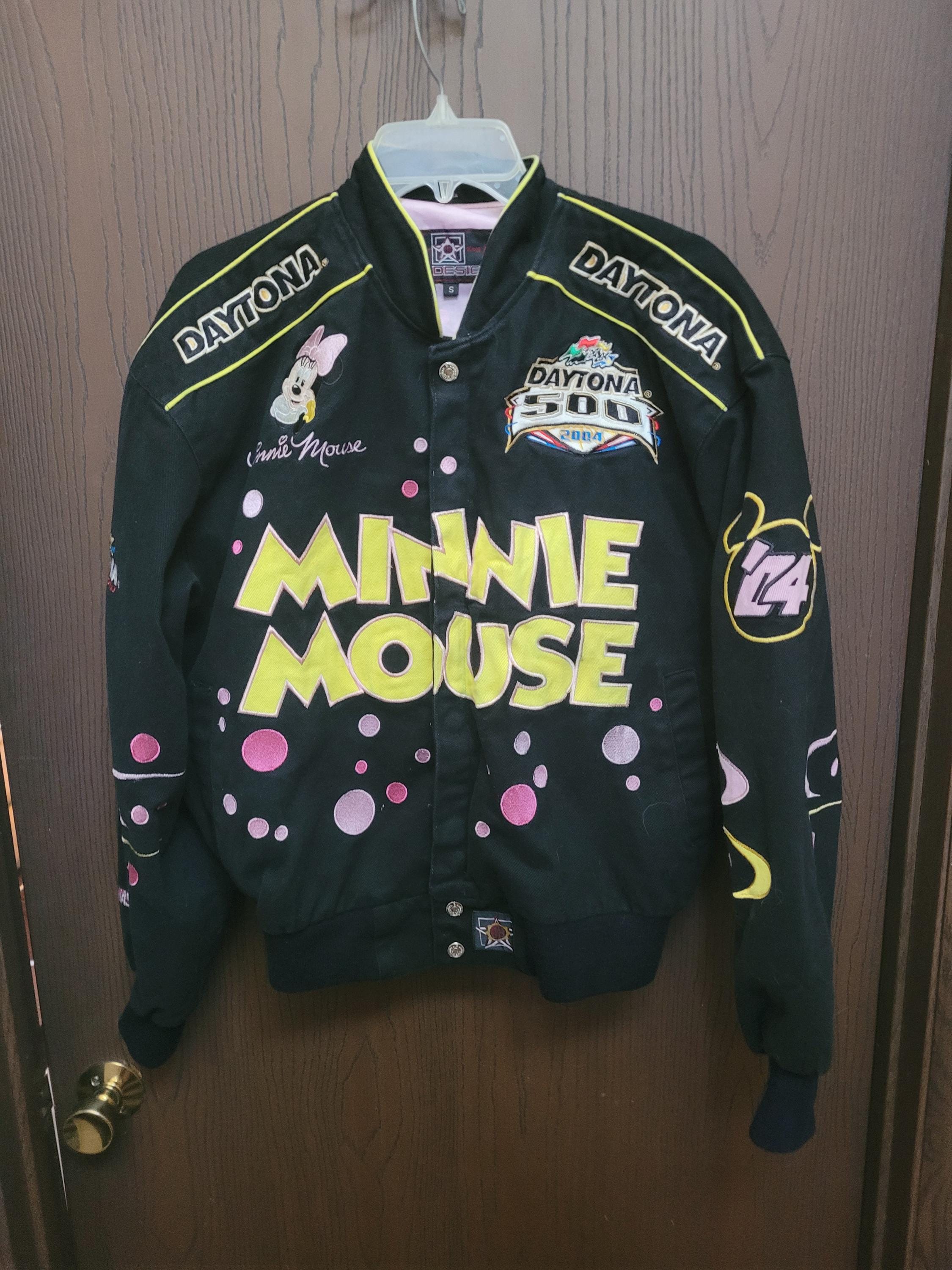 JH Design Minnie Mouse Daytona 500 Race Jacket Size Small Jeff