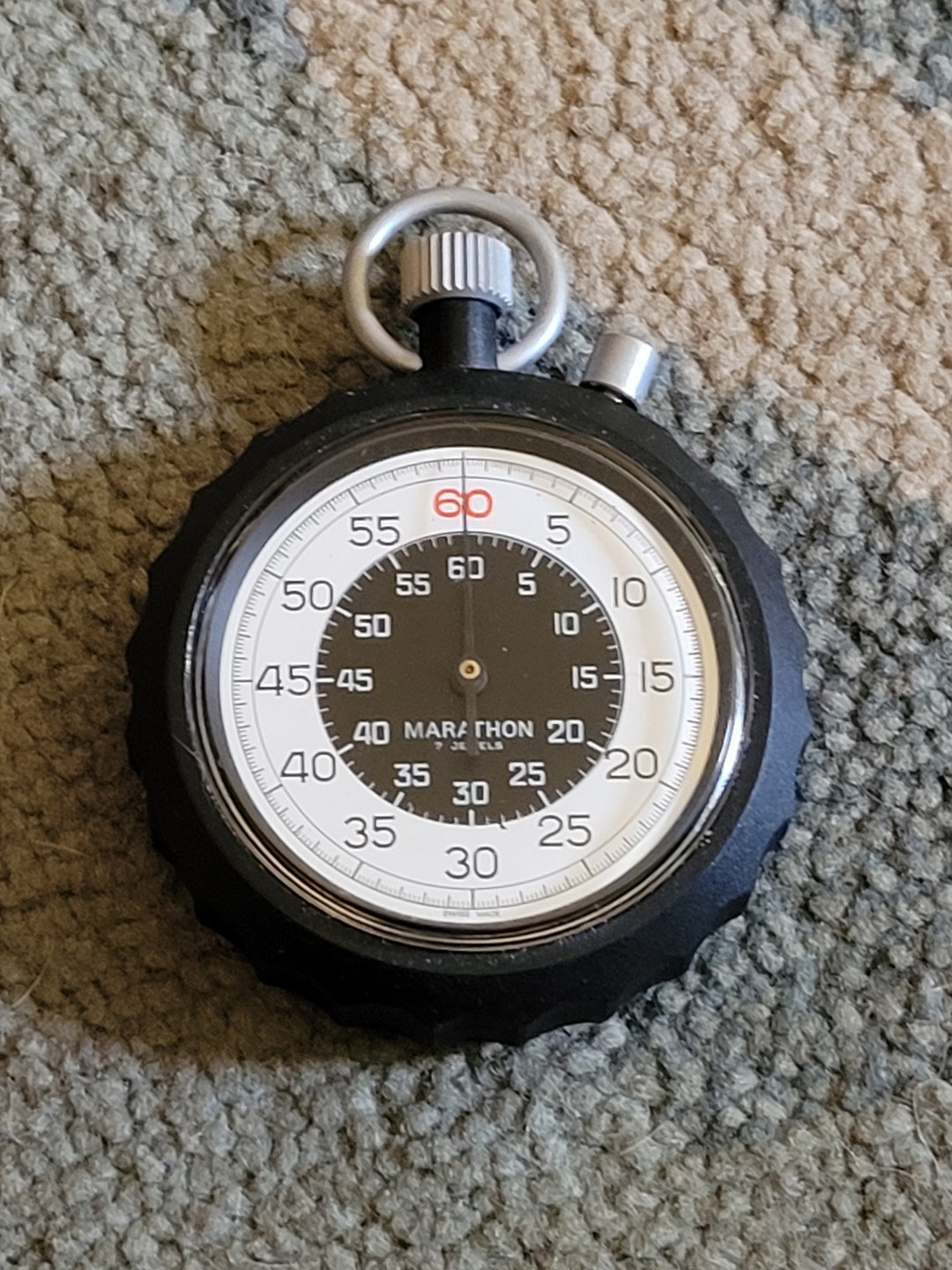 Marathon 7 Jewel Military Issue Stopwatch Etsy