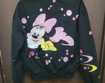 JH Design Minnie Mouse Daytona 500 Race Jacket Size Small Jeff