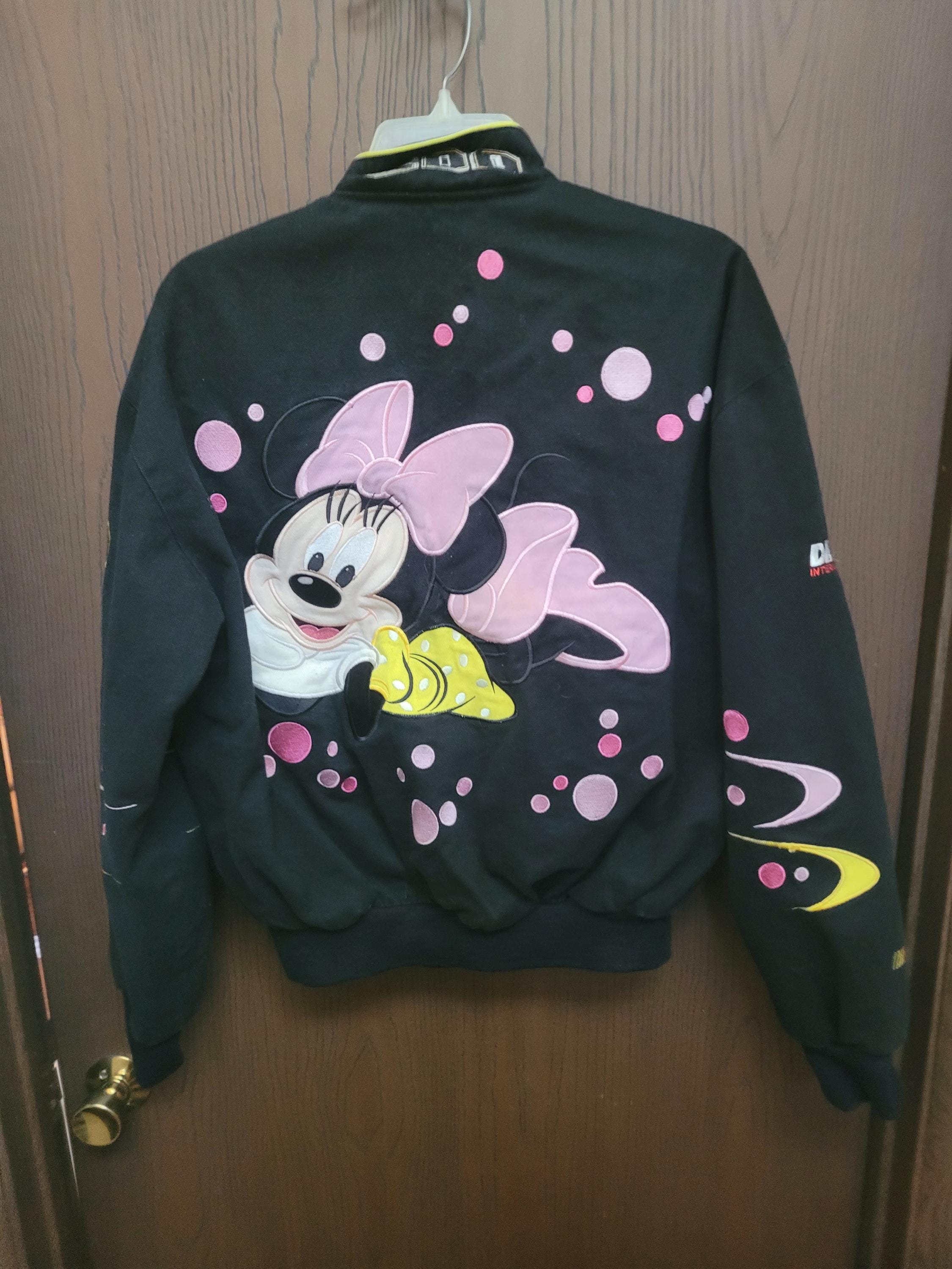 JH Design Minnie Mouse Daytona 500 Race Jacket Size Small Jeff