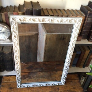 Antique Medicine Cabinet with Mirror