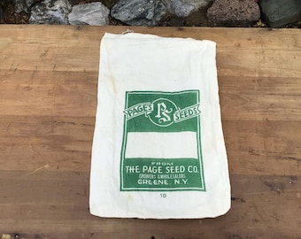 Vintage Seed Sack, Page's Seed Company