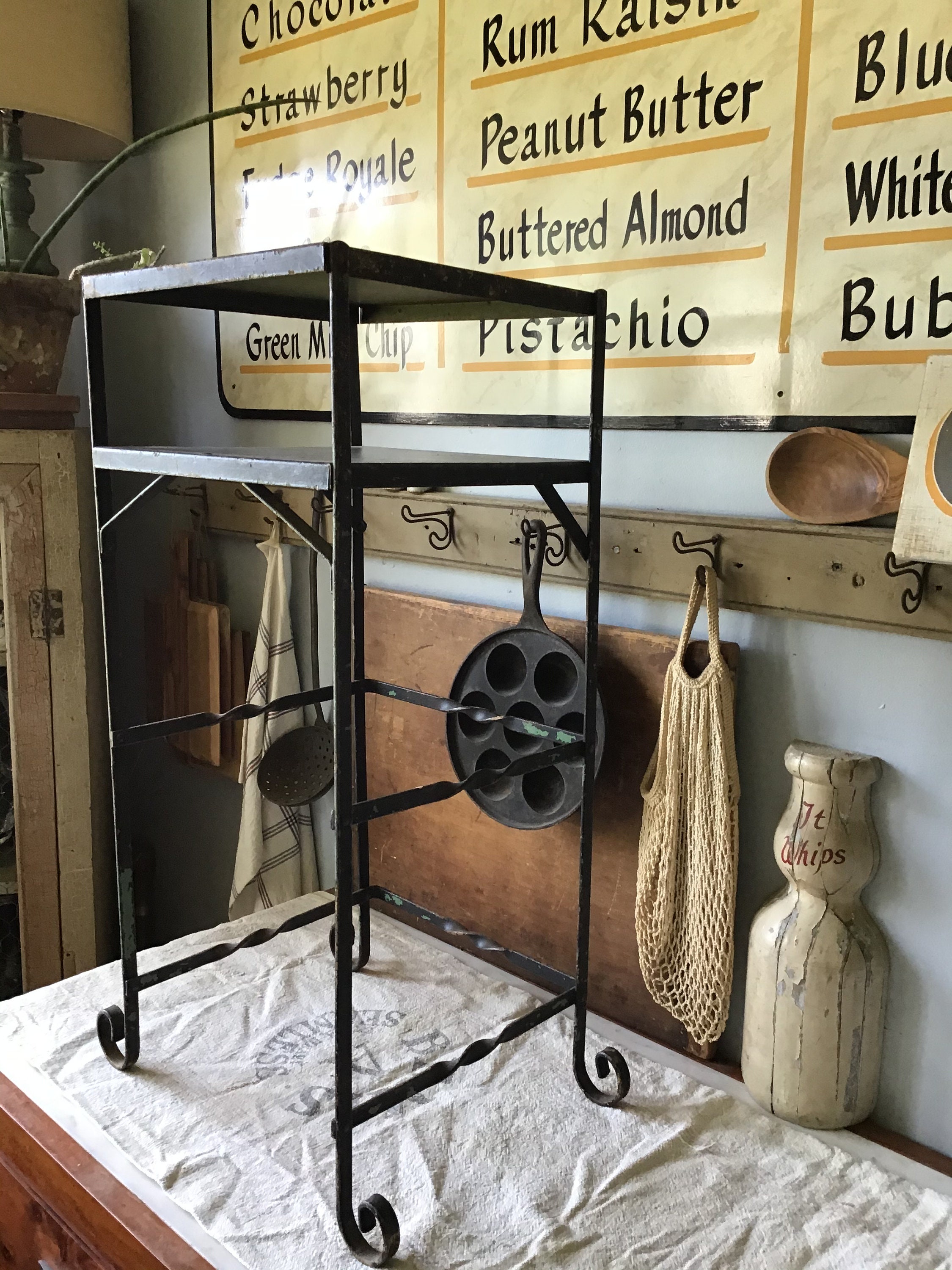 Vintage Metal Stand Etsy