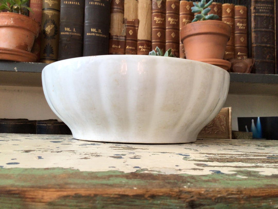 Antique Ironstone Bowl - Etsy