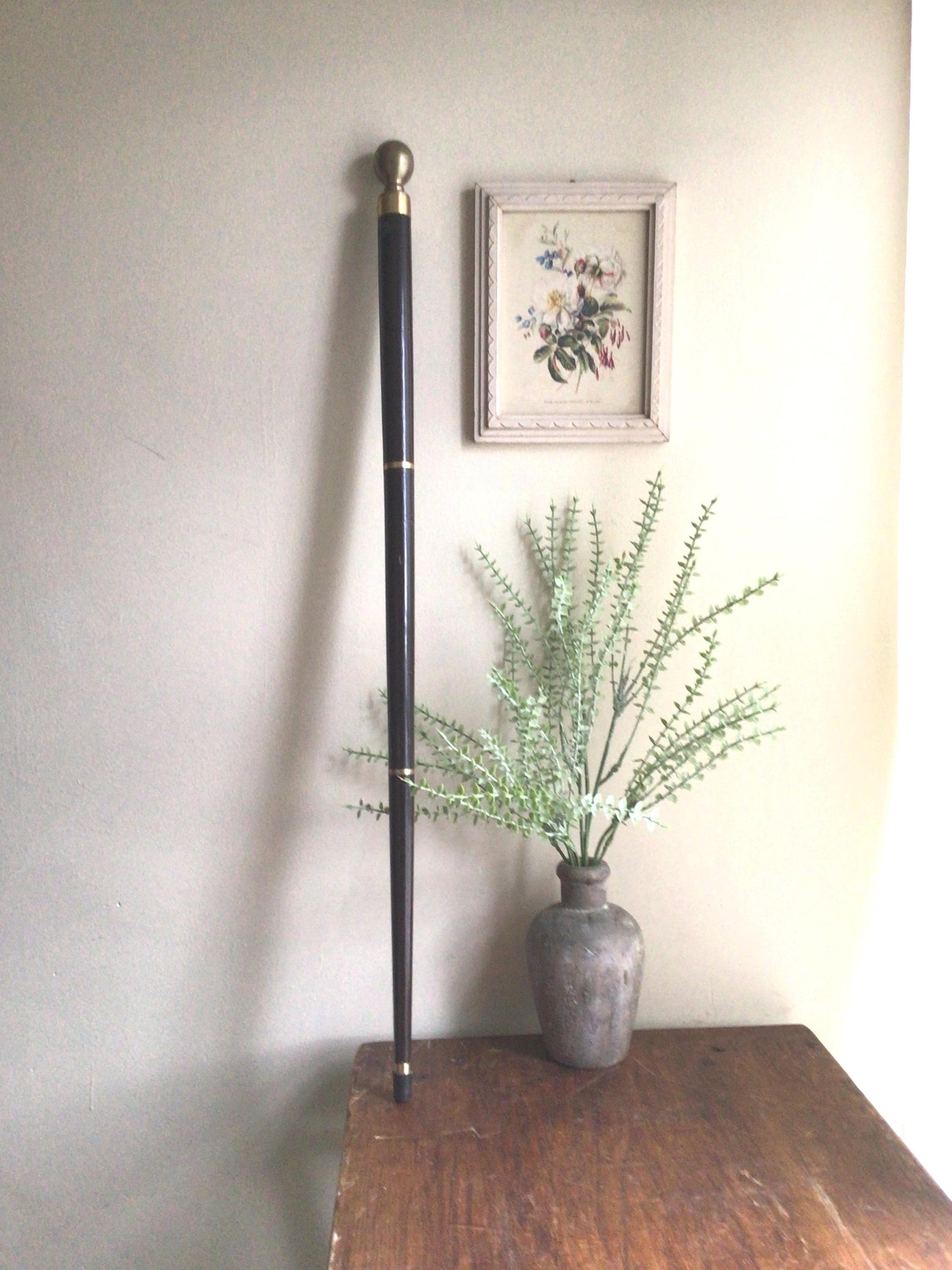 Antique Flask Walking Cane - Etsy