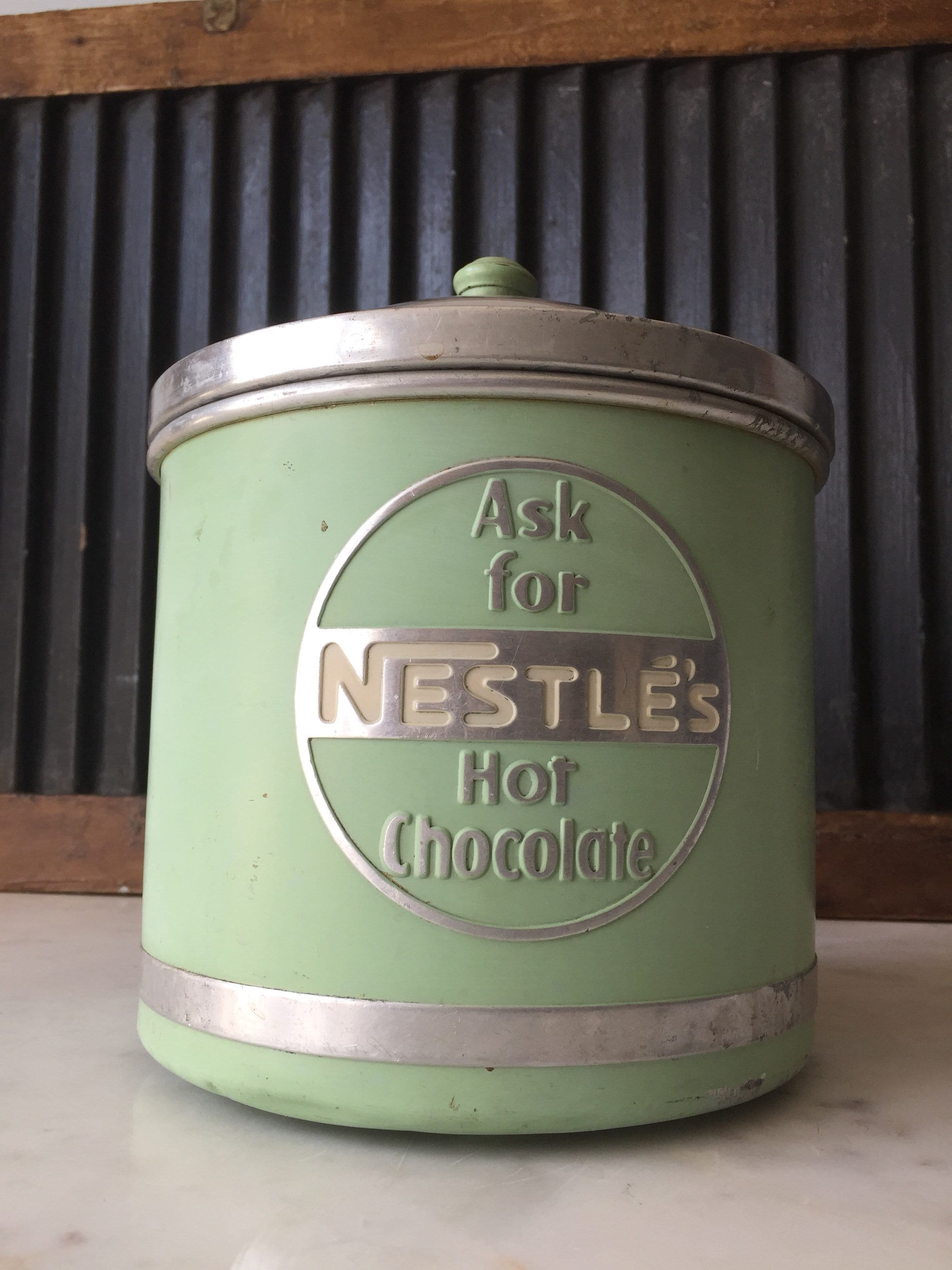 Vintage Nestle Ice Cream Shop Canister Etsy