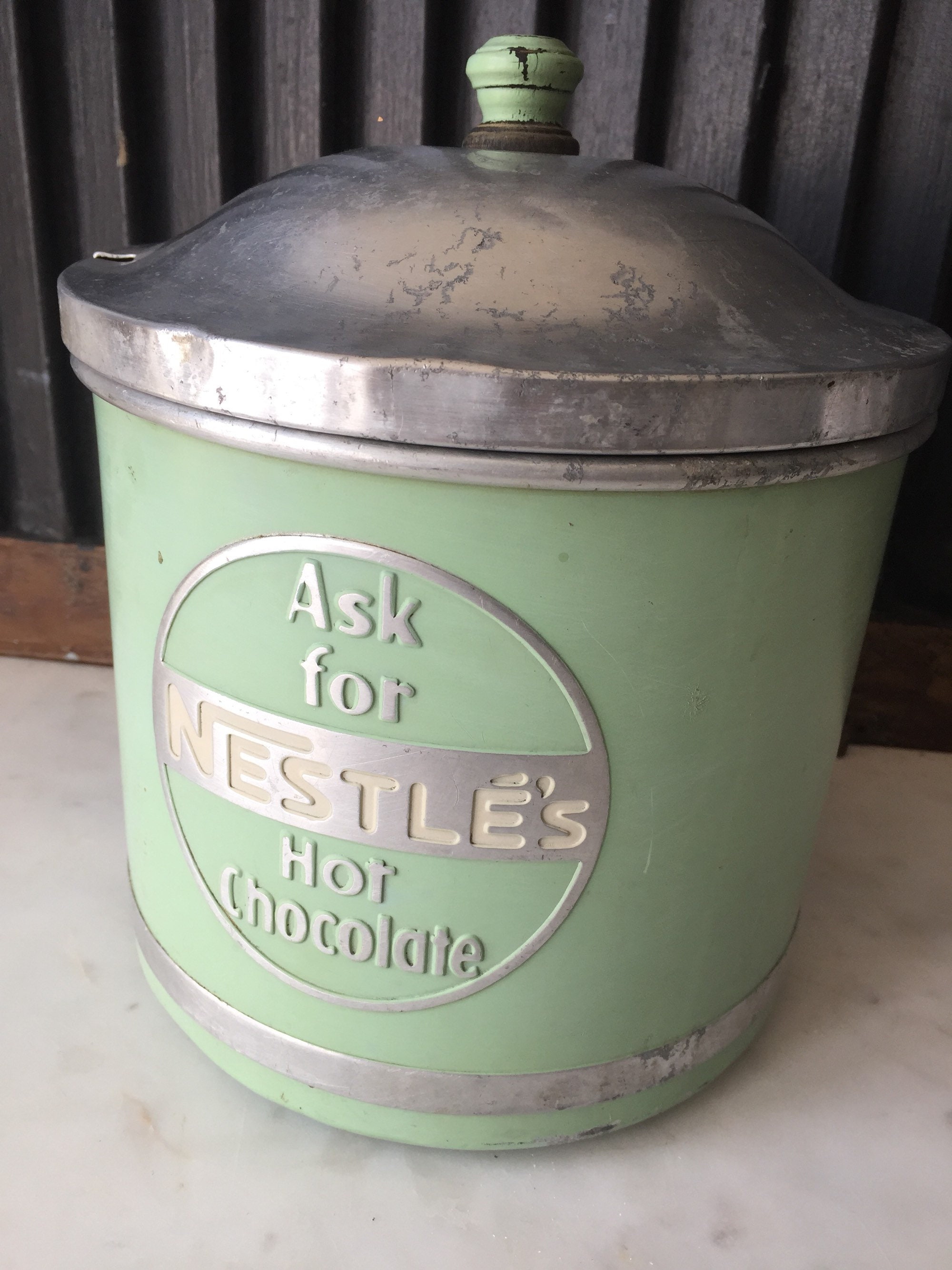 Vintage Nestle Ice Cream Shop Canister Etsy