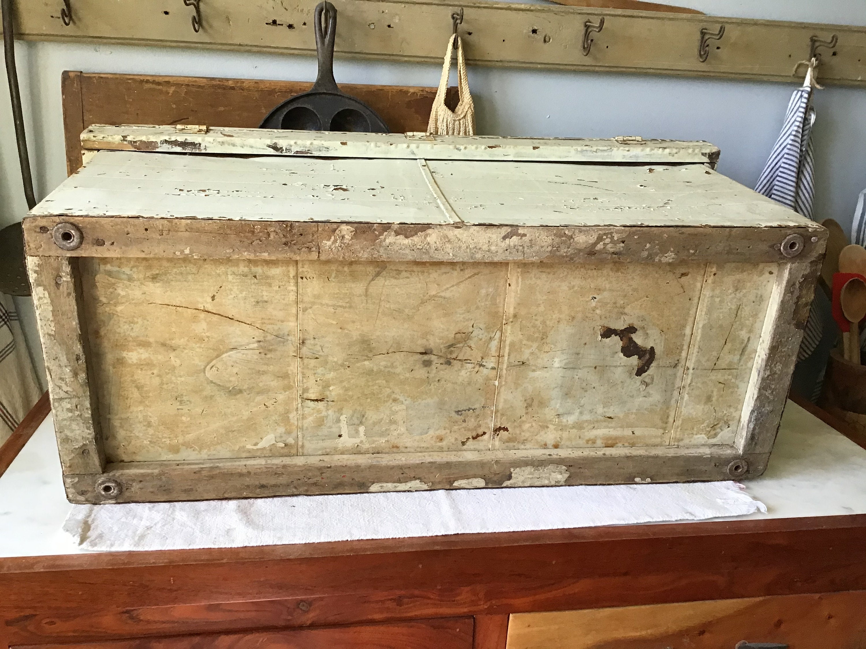 Antique Ice Chest/ Cooler/ Trunk | Etsy