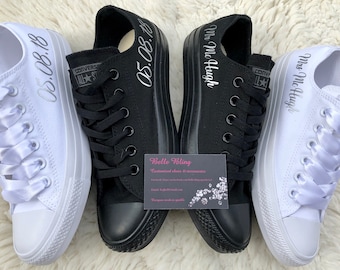 bride groom converse
