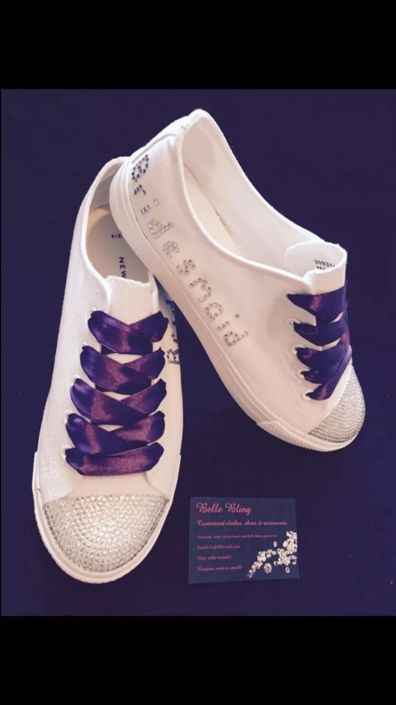 customised wedding trainers