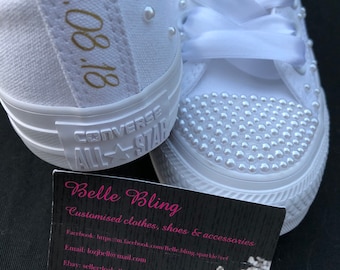 wedding converse etsy