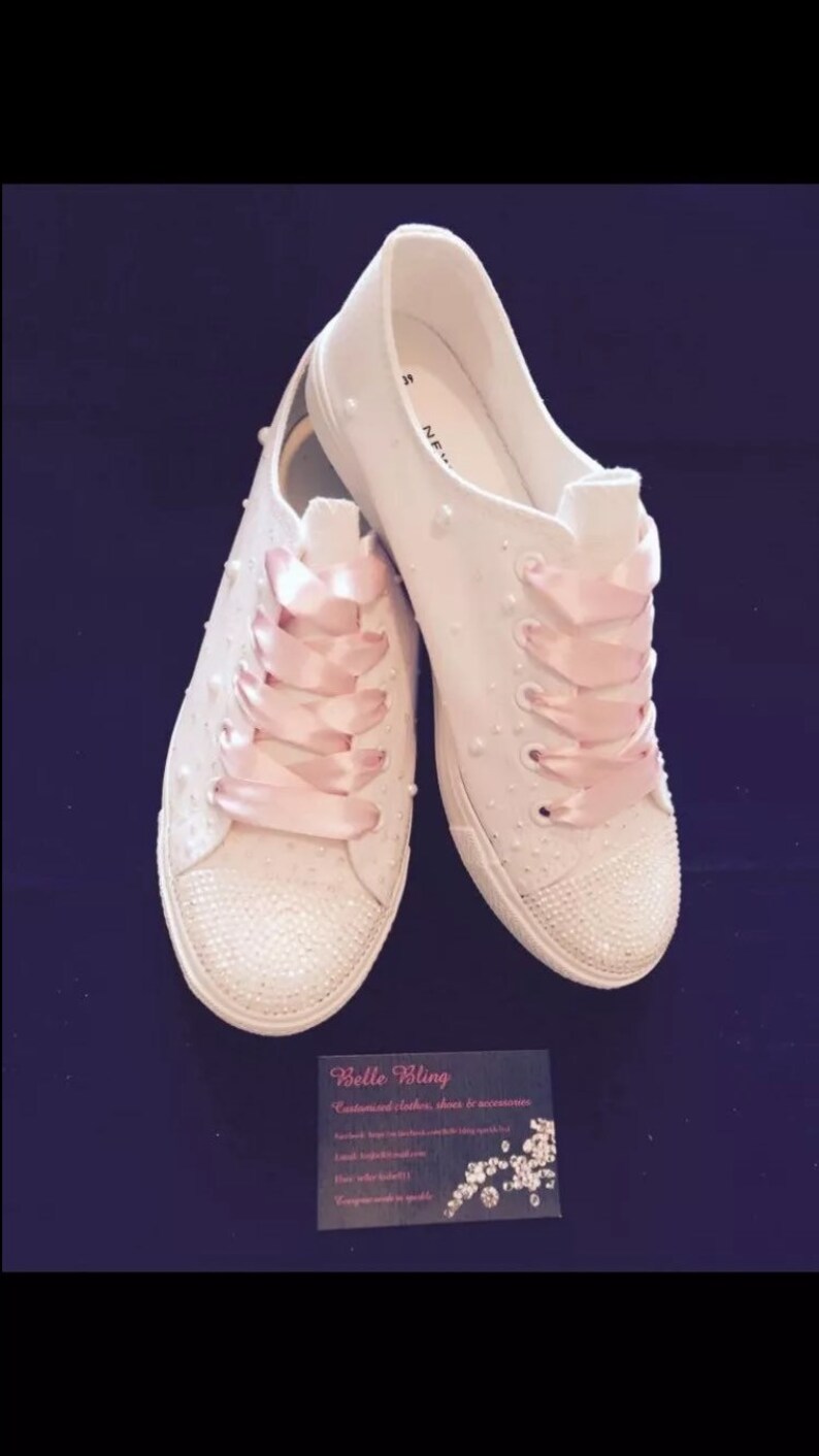 customised wedding trainers