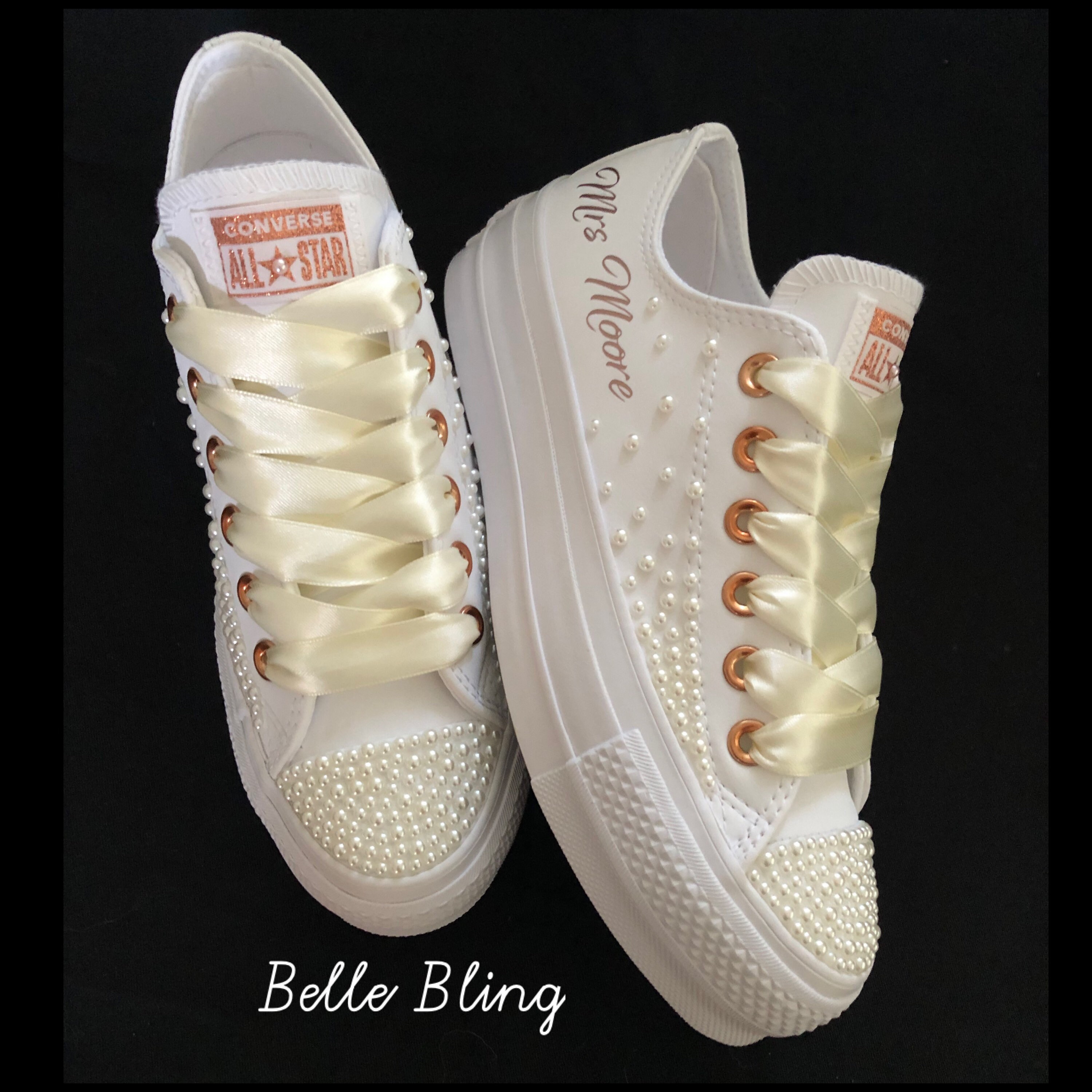 customised wedding trainers