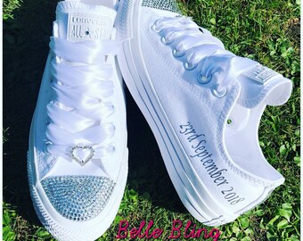 wedding converse etsy