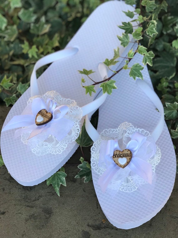 etsy wedding flip flops