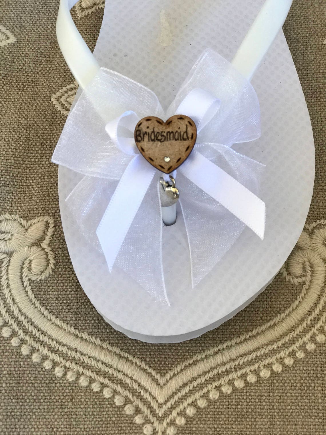 elegant flip flops wedding