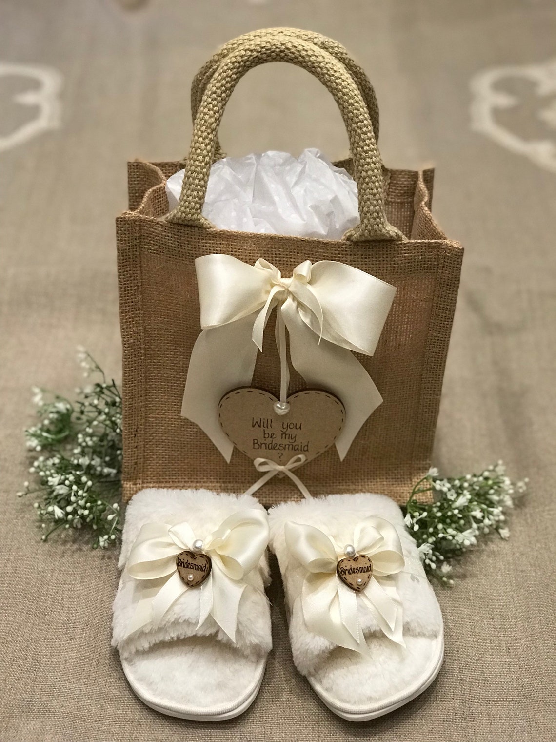gown and slipper gift set