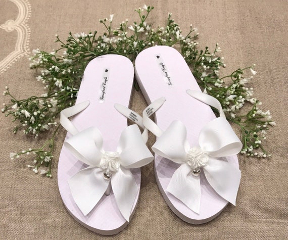heels off wedding flip flops