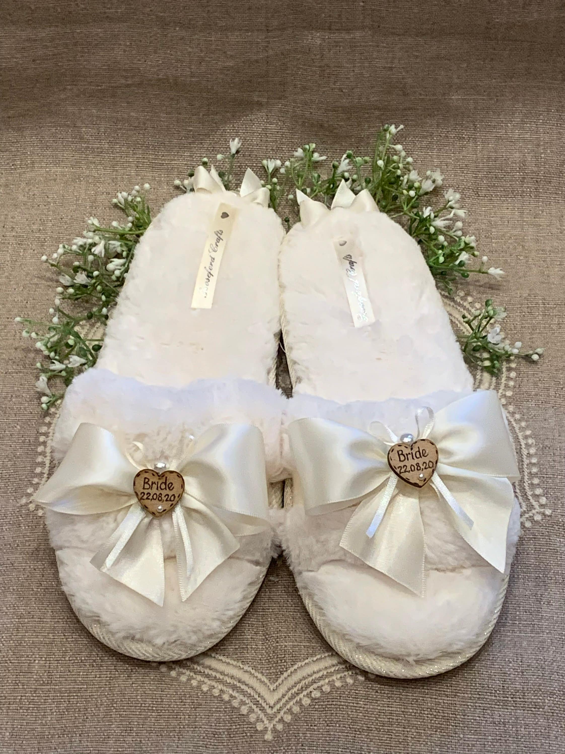 Wedding Slippers Etsy UK