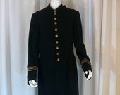 Edwardian Era Pettibone Bros MFG Co Ceremonial Military Dress Coat, Men 39 s Small, Military, Jacket, Costume, Antique, Masonic, Odd Fellows