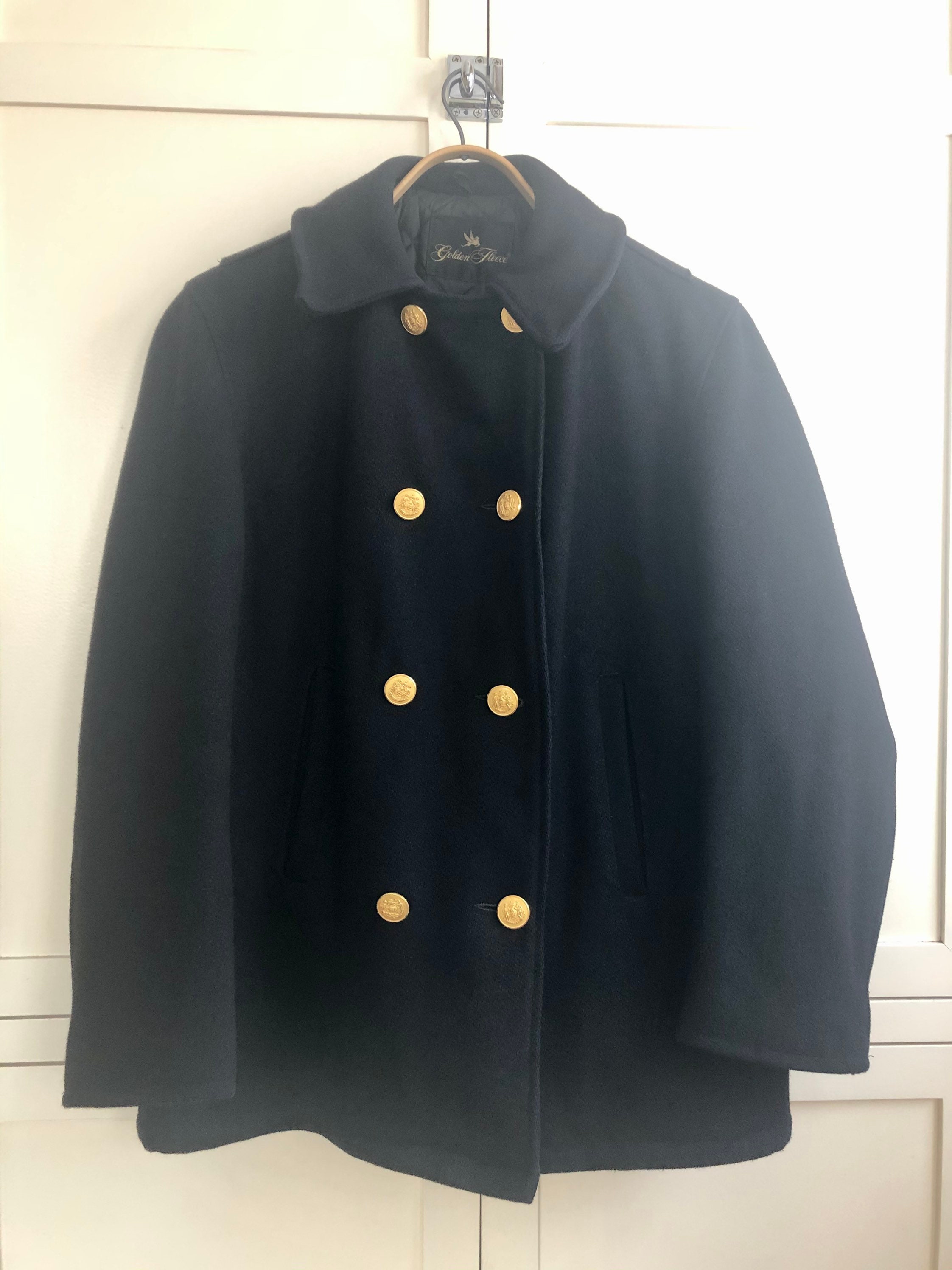 1980's Maine Maritime Academy Navy Blue Wool Pea Coat | Etsy