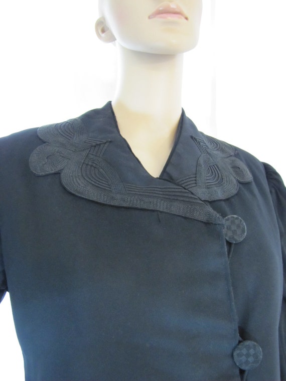 Edwardian Wool Coat, Women's Small, 1910, 1900's,
