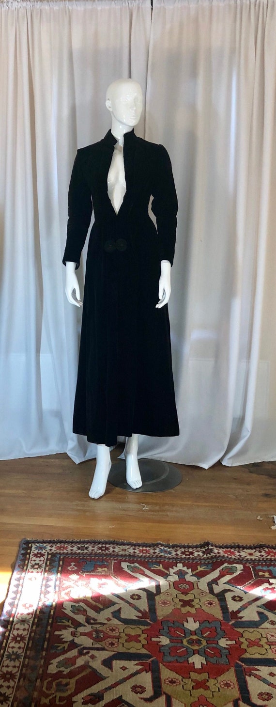 Edwardian Dramatic Maxi Dress Coat, Women's Extra