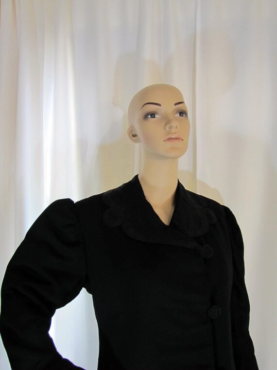 Edwardian Wool Coat, Women's Small, 1910, 1900's,