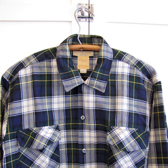 1950's Hudson Bay Men's Wool Shirt, Hudson Bay, Ma