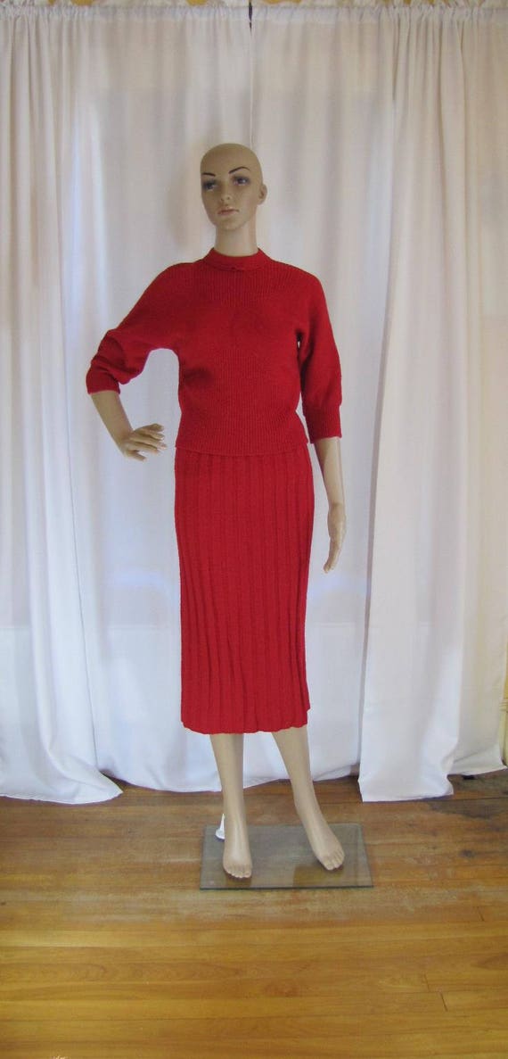 1950's Jane Irwill Bombshell Form Fitting Skirt an