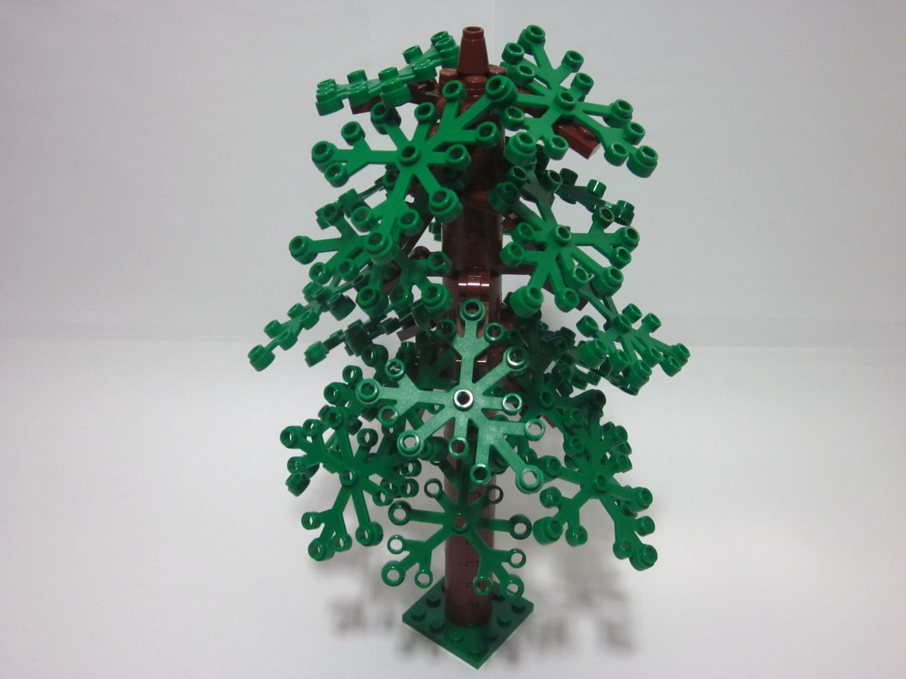 Lego Tree Stems Custom Forest Tree for LEGO With Angled Green Leaves - Etsy