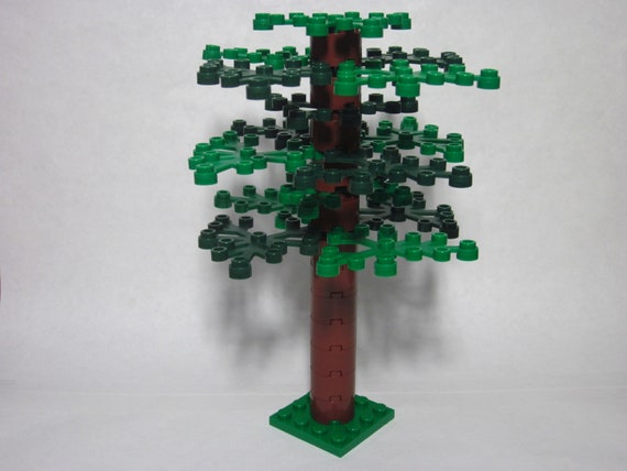 Custom Forest Tree With 15 Multicolored Green Leaves for LEGO Etsy