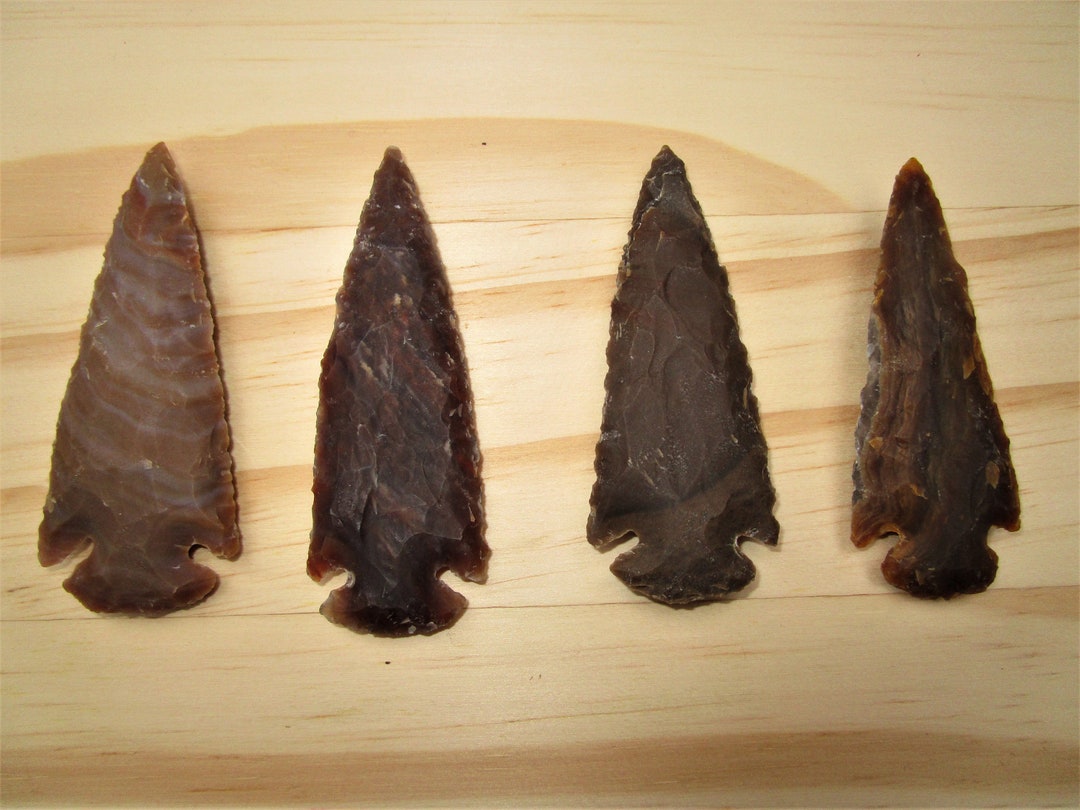 Arrow Heads, Stone Arrow Heads, Traditional Arrow Heads, Hand Knapped